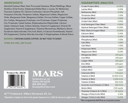 Show full view: Buckeye Nutrition Gro 'N Win Pelleted Feed + All-Natural Apple Horse Treats slide 3 of 7