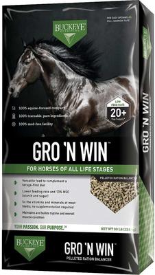 Show full view: Buckeye Nutrition Gro 'N Win Pelleted Feed + Reasons Joint Support Horse Treats slide 2 of 9
