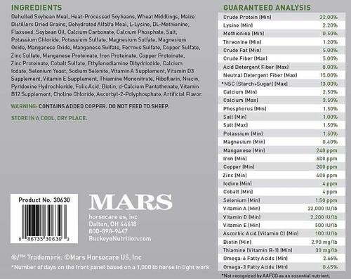 Show full view: Buckeye Nutrition Gro 'N Win Pelleted Feed + Reasons Joint Support Horse Treats slide 3 of 9