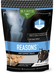 Buckeye Nutrition Reasons Joint Support Horse Treats, 4-lb bag