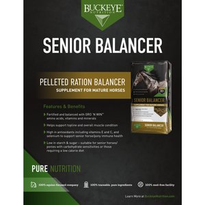 Buckeye Nutrition Senior Balancer Joint Support Senior Horse Feed, 50-lb bag