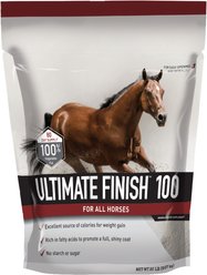 Buckeye Nutrition Ultimate Finish 100 Weight Gain Granules Horse Supplement, 20-lb soft pack