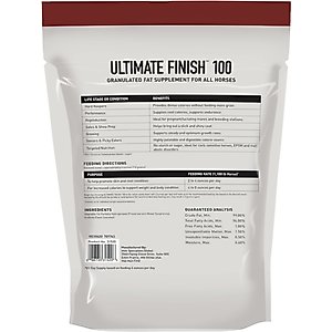 Buckeye Nutrition Ultimate Finish 100 Weight Gain Granules Horse Supplement, 20-lb soft pack