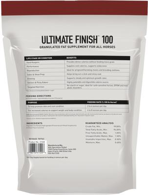 Show full view: Buckeye Nutrition Ultimate Finish 100 Weight Gain Granules Horse Supplement, 20-lb soft pack slide 2 of 5