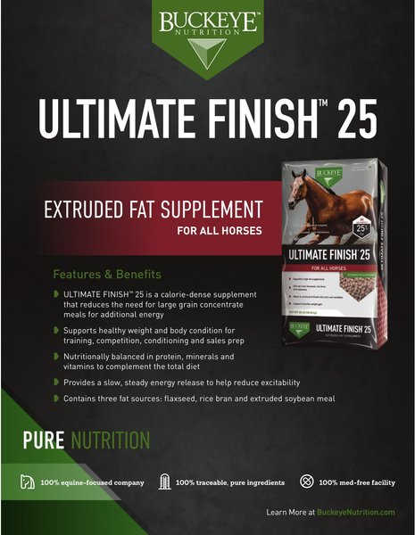 Buckeye Nutrition Ultimate Finish 25 Fat Supplement