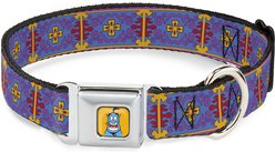 Buckle-Down Aladdin Magic Carpet Polyester Dog Collar, Medium: 11 to 16.5-in neck, 1-in wide