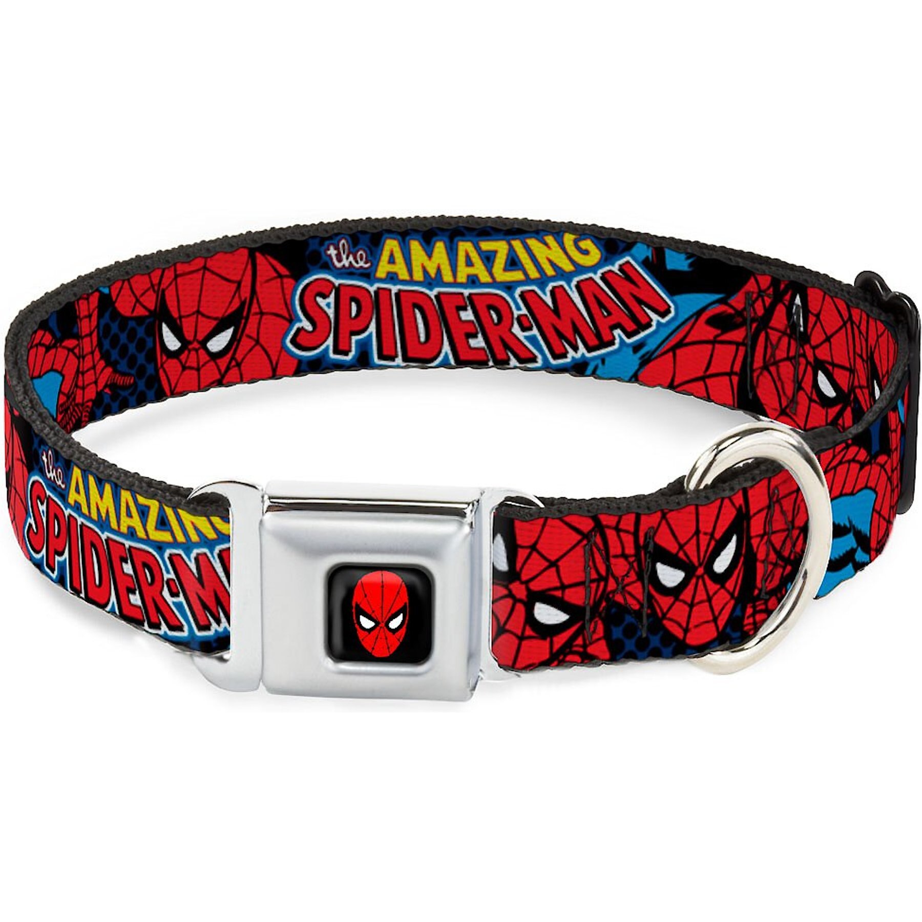 Buckle-Down Amazing Spider-Man Dog Collar, Wide-Small