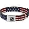Show in main carousel: Buckle-Down Americana Rustic Stars & Stripes Dog Collar, Wide-Medium slide 1 of 10