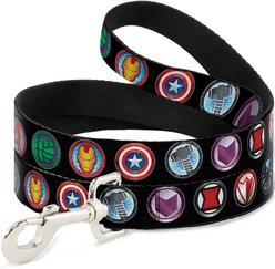 Buckle-Down Avenger Icons Dog Leash