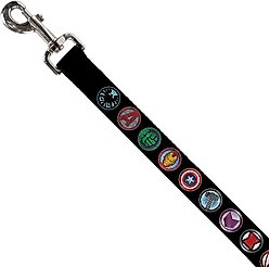Buckle-Down Avenger Icons Dog Leash slide 2 of 4