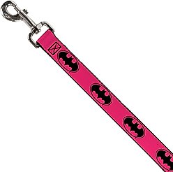 Buckle-Down Bat Signal Polyester Standard Dog Leash, Small: 4-ft long, 1-in wide slide 2 of 4