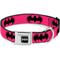 Show in main carousel: Buckle-Down Batman Bat Signal Polyester Dog Collar, Medium: 11 to 17-in neck, 1-in wide slide 1 of 10