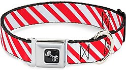 Buckle-Down Candy Cane 1 Dog Collar, Large