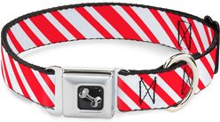 Buckle-Down Candy Cane 1 Dog Collar, Wide-Medium