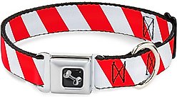 Buckle-Down Candy Cane Dog Collar, Large