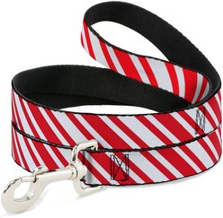 Buckle-Down Candy Cane Stripe Dog Leash