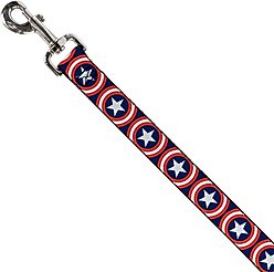 Buckle-Down Captain America Shield Dog Leash slide 2 of 5