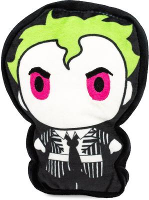 Show full view: Buckle-Down Chibi Beetlejuice Standing Pose Dog Plush Squeaker Toy  slide 2 of 6