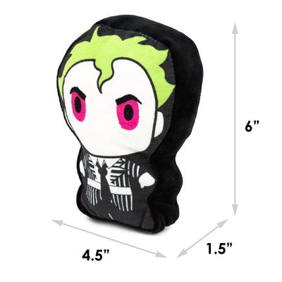 Show full view: Buckle-Down Chibi Beetlejuice Standing Pose Dog Plush Squeaker Toy  slide 5 of 6