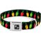 Show in main carousel: Buckle-Down Christmas Lights Dog Collar, Small slide 1 of 10