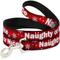 Show in main carousel: Buckle-Down Christmas NAUGHTY OR NICE Dog Leash slide 1 of 5