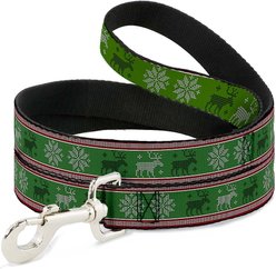 Buckle-Down Christmas Stitch Dog Leash
