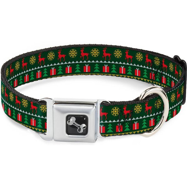 Buckle-Down Christmas Dog Collar