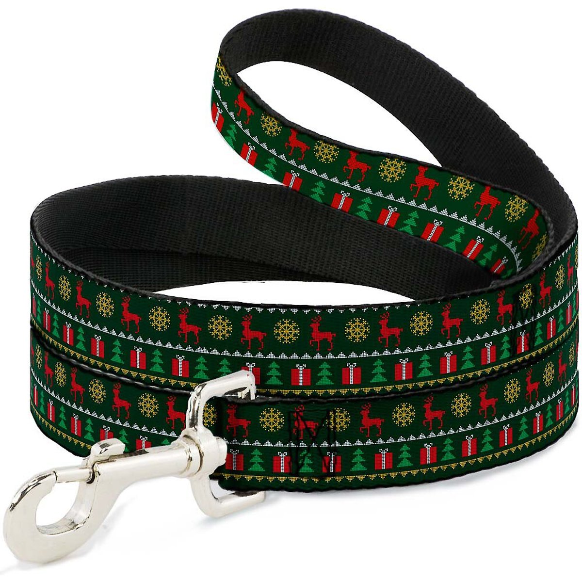 Buckle-Down Christmas Sweater Stitch Dog Leash