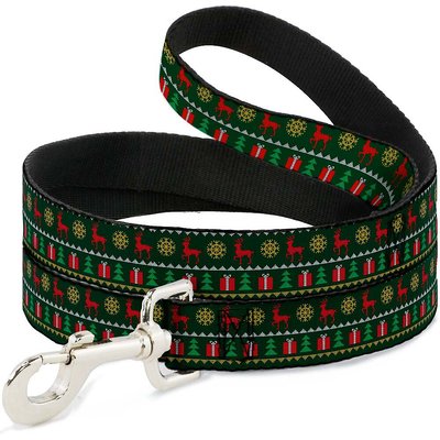 Buckle-Down Buckle-Down Christmas Sweater Stitch Dog Leash