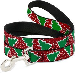 Buckle-Down Christmas Trees Dog Leash