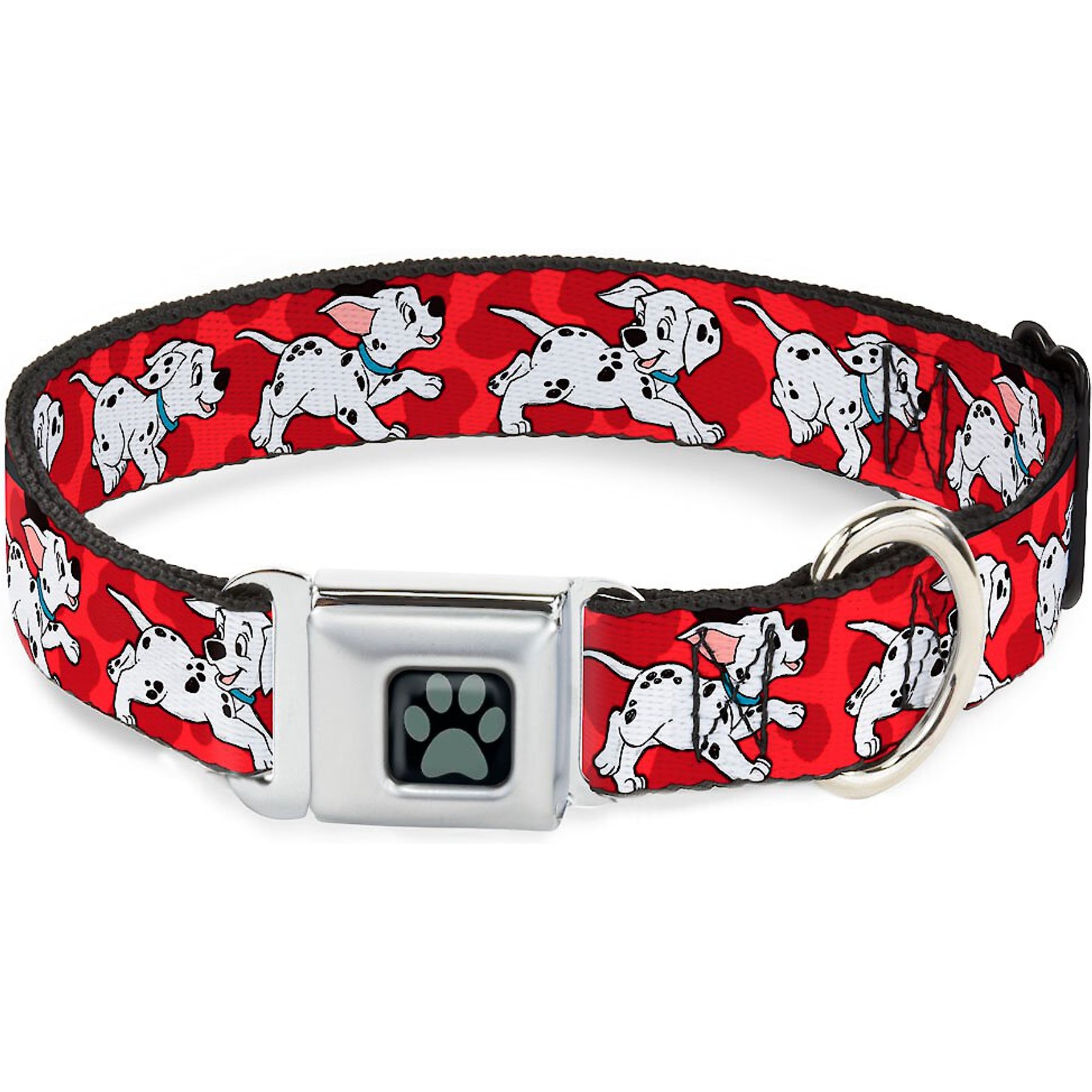 Buckle-Down Dalmatians Dog Collar, Wide-Large