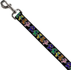 Buckle-Down Dancing Bears Polyester Standard Dog Leash, Small: 4-ft long, 1-in wide slide 2 of 4