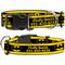 Show in main carousel: Buckle-Down DC Comics Batman Logo Stripe Personalized Dog Collar, Small slide 1 of 7