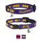 Show in main carousel: Buckle-Down DC Comics Batman Signal Personalized Breakaway Cat Collar with Bell, Purple & Yellow slide 1 of 2