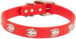 Buckle-Down DC Comics Spider Man Vegan Leather Dog Collar, Small: 8 to 12-in neck, 0.5-in wide slide 2 of 4
