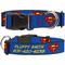 Show in main carousel: Buckle-Down DC Comics Superman Shield Polyester Personalized Dog Collar, Large slide 1 of 8