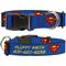 Show in main carousel: Buckle-Down DC Comics Superman Shield Polyester Personalized Dog Collar, Medium slide 1 of 7