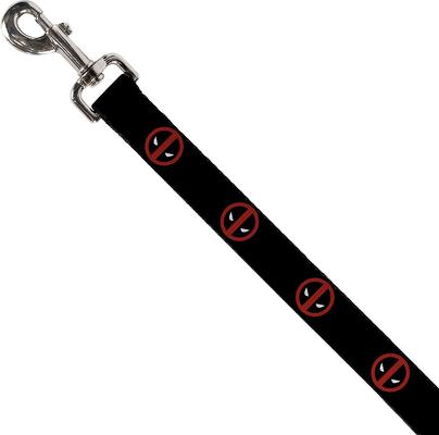 Show full view: Buckle-Down Deadpool Logo Dog Leash slide 2 of 4