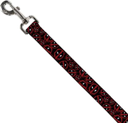 Show full view: Buckle-Down Deadpool Splatter Logo Dog Leash slide 2 of 4