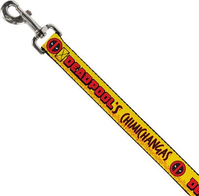 Show full view: Buckle-Down Deadpool's Chimichangas Dog Leash slide 2 of 4