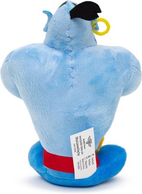 Show full view: Buckle-Down Disney Aladdin Genie Sitting Squeaky Plush Dog Toy, Blue slide 3 of 5