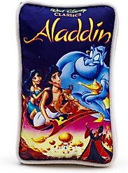 Buckle-Down Disney Aladdin VHS Tape Squeaky Plush Dog Toy