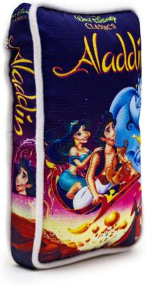 Show full view: Buckle-Down Disney Aladdin VHS Tape Squeaky Plush Dog Toy slide 2 of 5