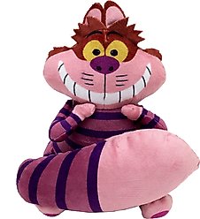 Buckle-Down Disney Alice in Wonderland Cheshire Cat Sitting Squeaky Plush Dog Toy
