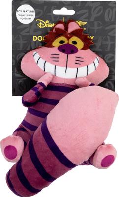 Show full view: Buckle-Down Disney Alice in Wonderland Cheshire Cat Sitting Squeaky Plush Dog Toy slide 4 of 4