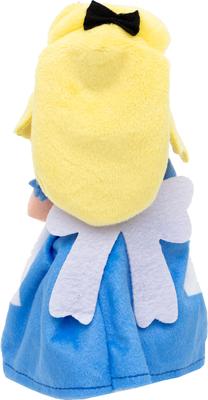 Show full view: Buckle-Down Disney Alice in Wonderland with Flowers Squeaky Plush Dog Toy, White slide 4 of 5