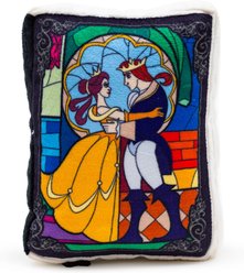 Buckle-Down Disney Beauty & the Beast Book Squeaky Plush Dog Toy