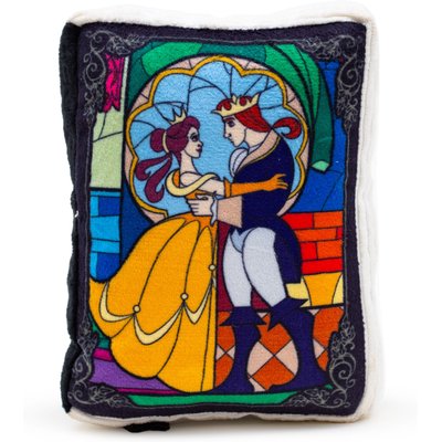 Buckle-Down Buckle-Down Disney Beauty & the Beast Book Squeaky Plush Dog Toy