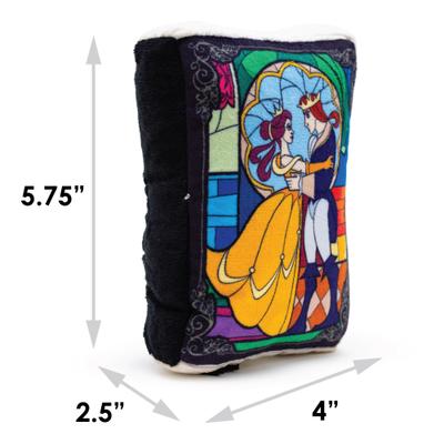 Show full view: Buckle-Down Disney Beauty & the Beast Book Squeaky Plush Dog Toy slide 6 of 6