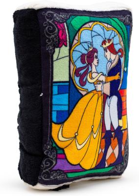 Show full view: Buckle-Down Disney Beauty & the Beast Book Squeaky Plush Dog Toy slide 3 of 6